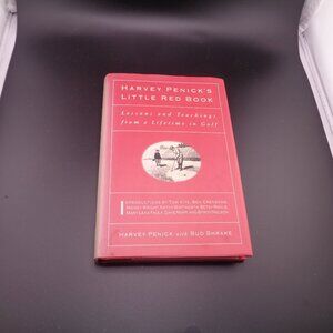 BOOK HARVEY PENICKS LITTLE RED BOOK TEACHINGS OF GOLF, BY HARVEY AND BUD SHRAKE